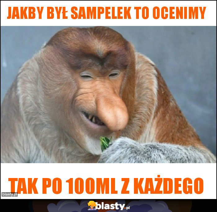 Jakby był sampelek to ocenimy