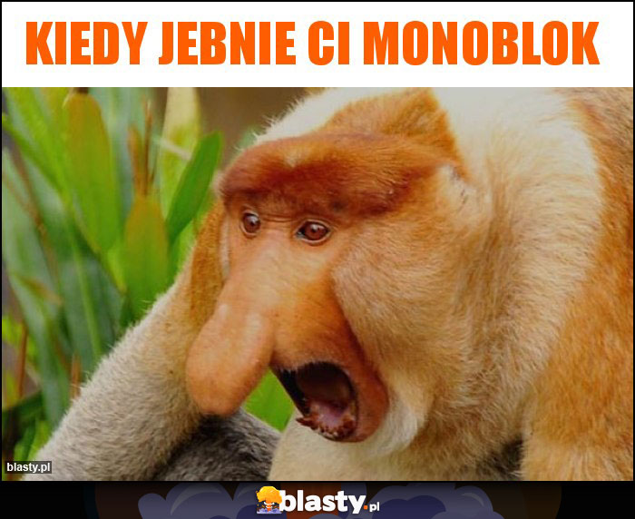 Kiedy jebnie Ci monoblok