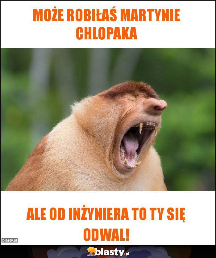 Może robiłaś martynie chlopaka