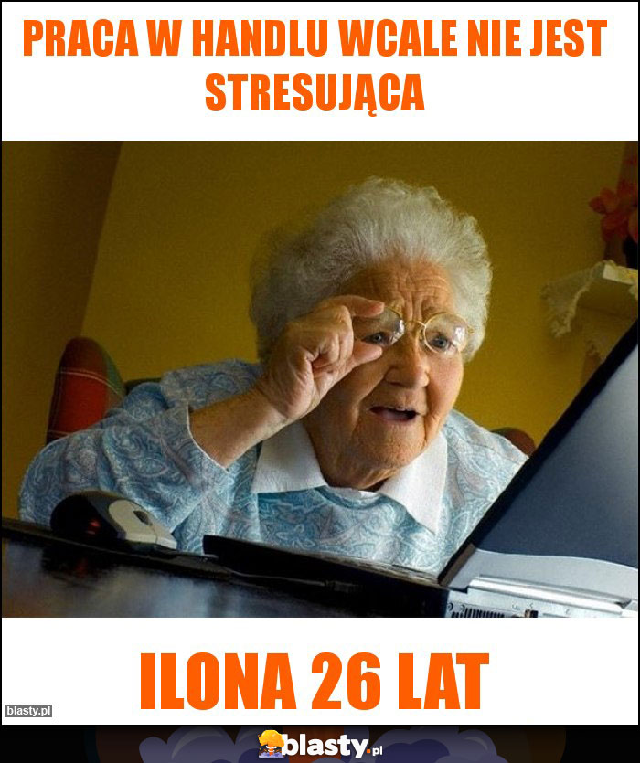 Praca w handlu wcale nie jest stresująca