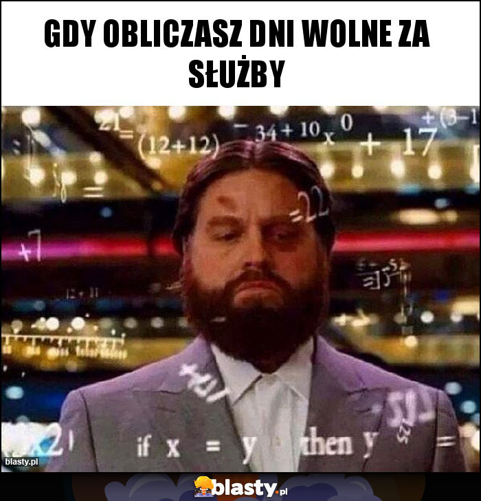 Gdy obliczasz dni wolne za służby