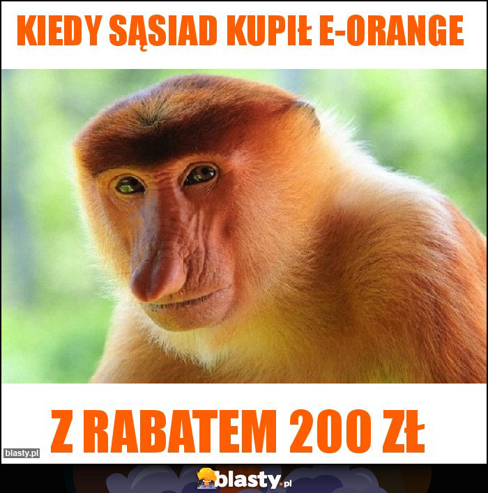 KIEDY Sąsiad kupił e-orange