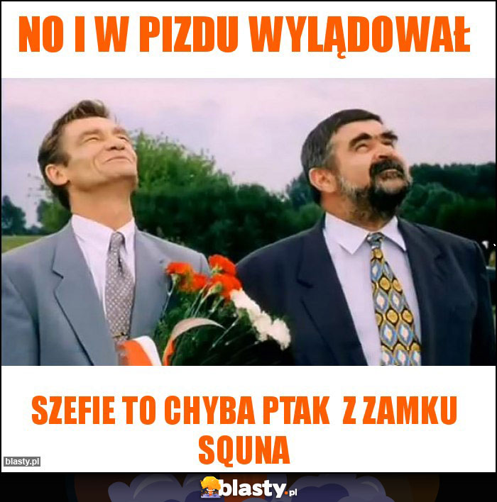 No i w pizdu wylądował