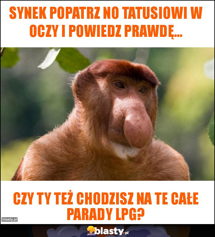 Synek popatrz no tatusiowi w oczy i powiedz prawdę...