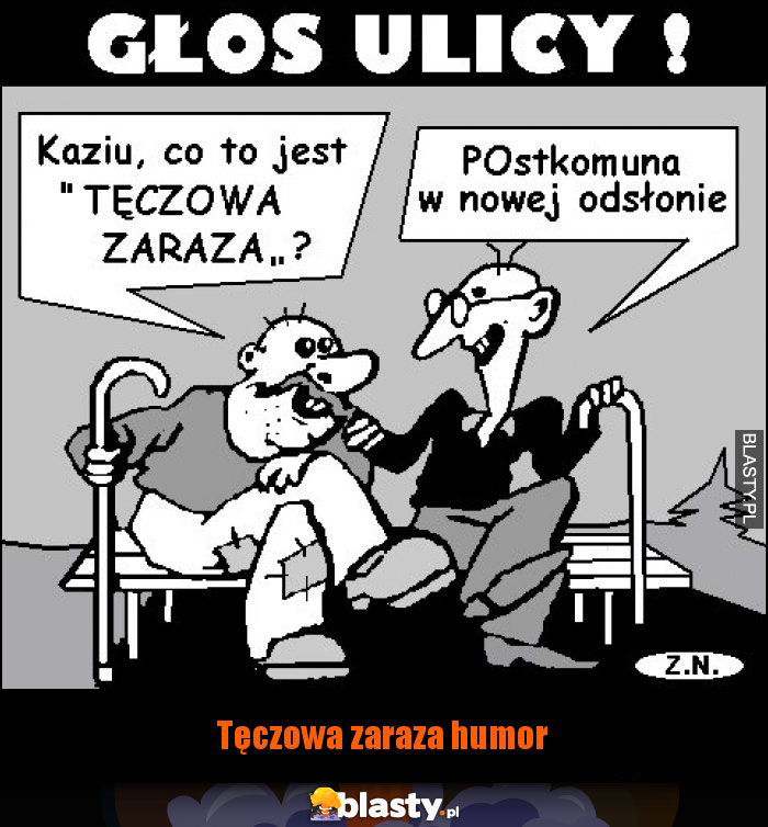 Tęczowa zaraza humor