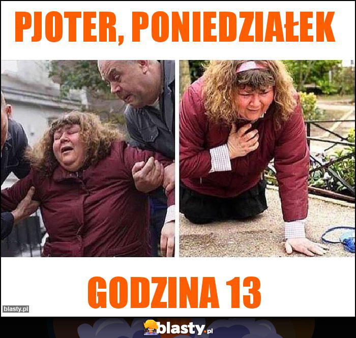 Pjoter, poniedziałek