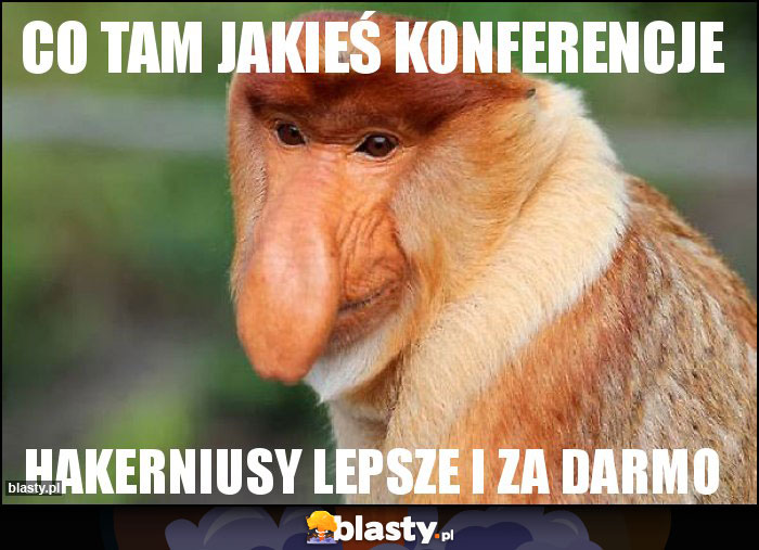 Co tam jakieś konferencje