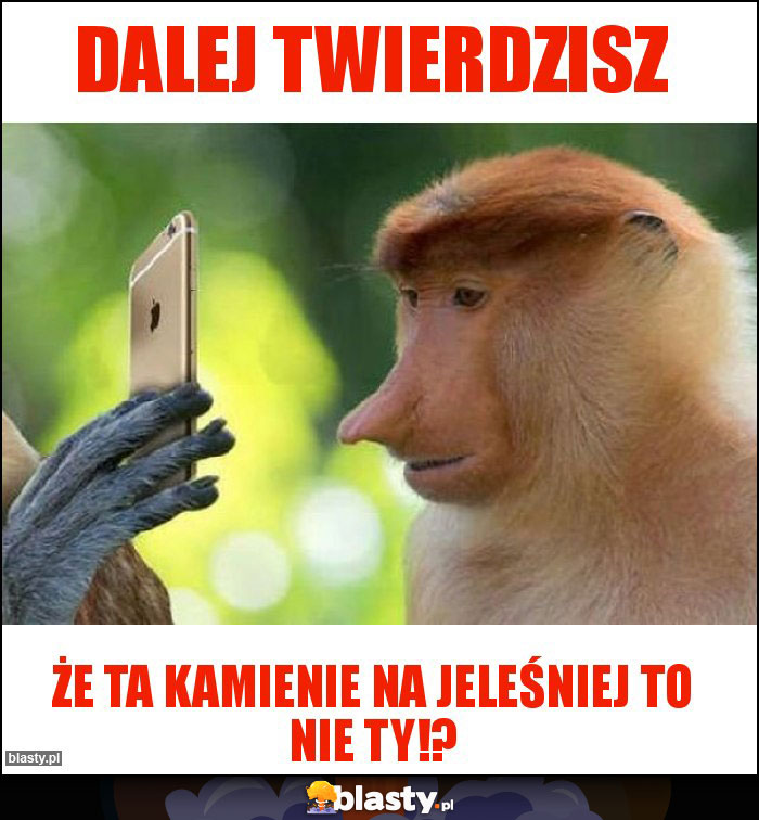 Dalej twierdzisz