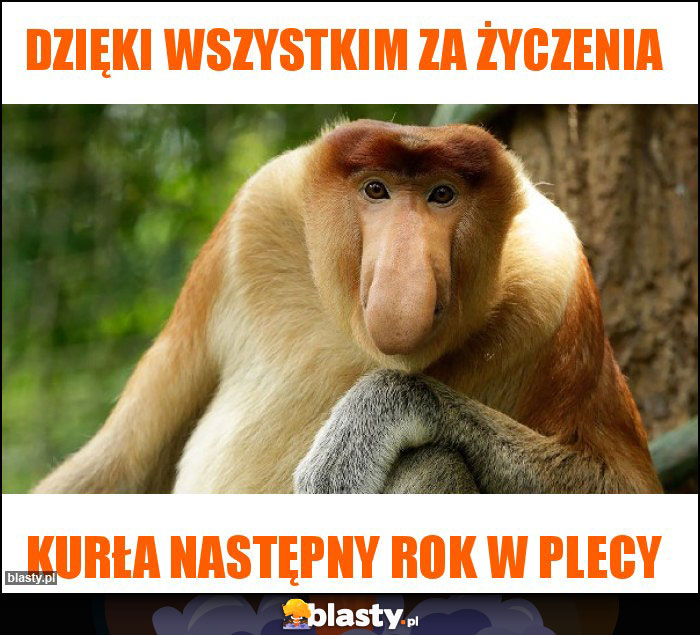 dzięki wszystkim za życzenia