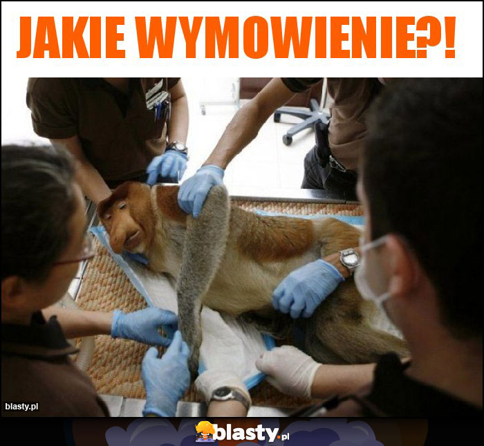 Jakie wymowienie?!