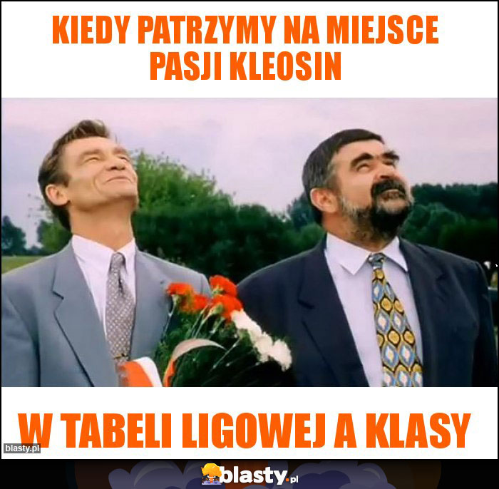 Kiedy patrzymy na miejsce pasji kleosin