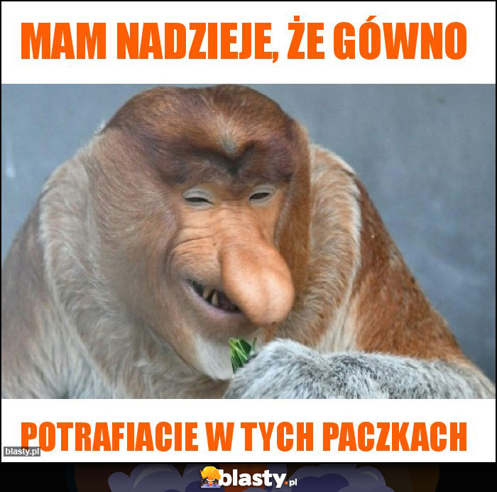 MAM NADZIEJE, ŻE GÓWNO