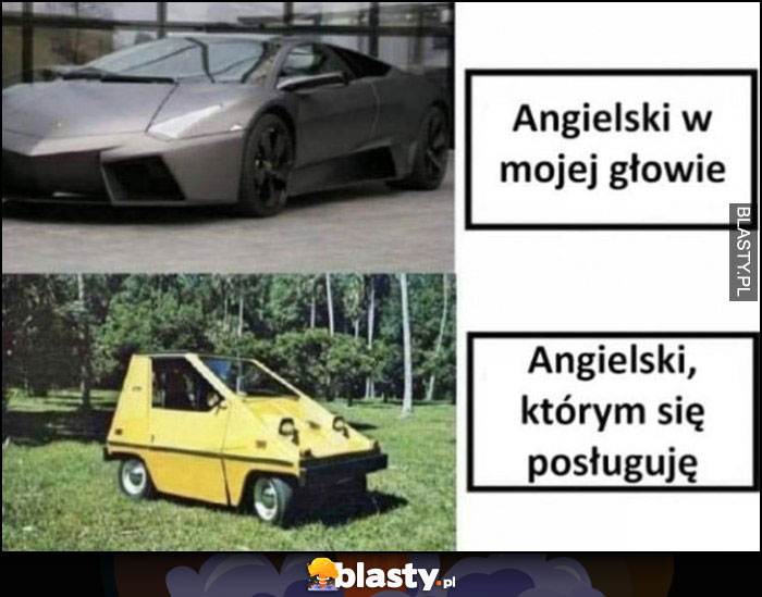 Angielski w mojej głowie vs angielski, którym się posługuję