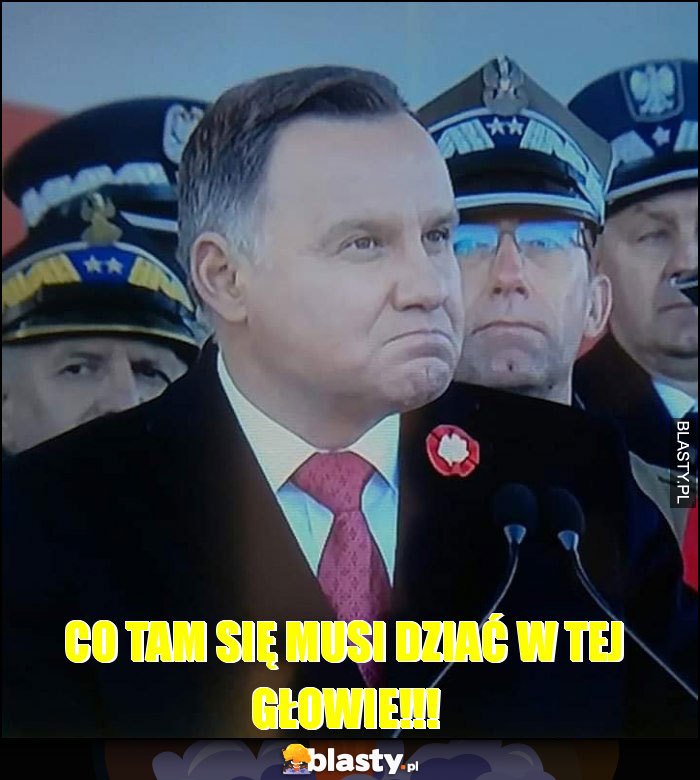 Co tam się musi dziać w tej głowie!!!