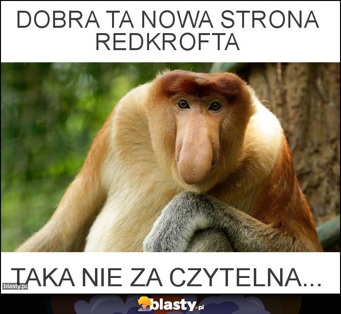 Dobra ta nowa strona Redkrofta