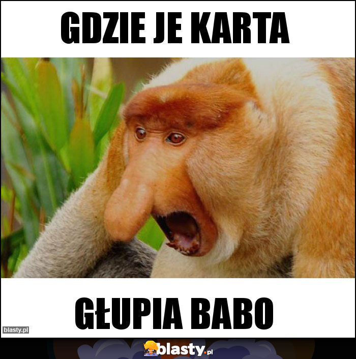 Gdzie je karta