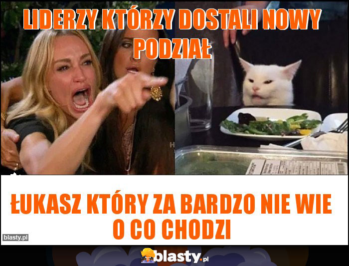 Liderzy którzy dostali nowy podział