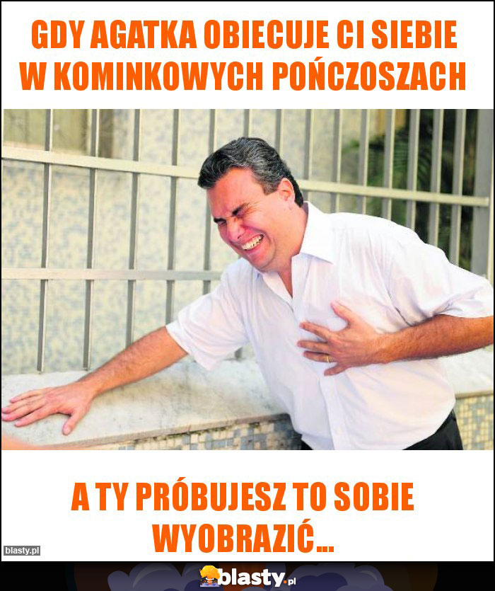 Gdy Agatka obiecuje Ci siebie w kominkowych pończoszach