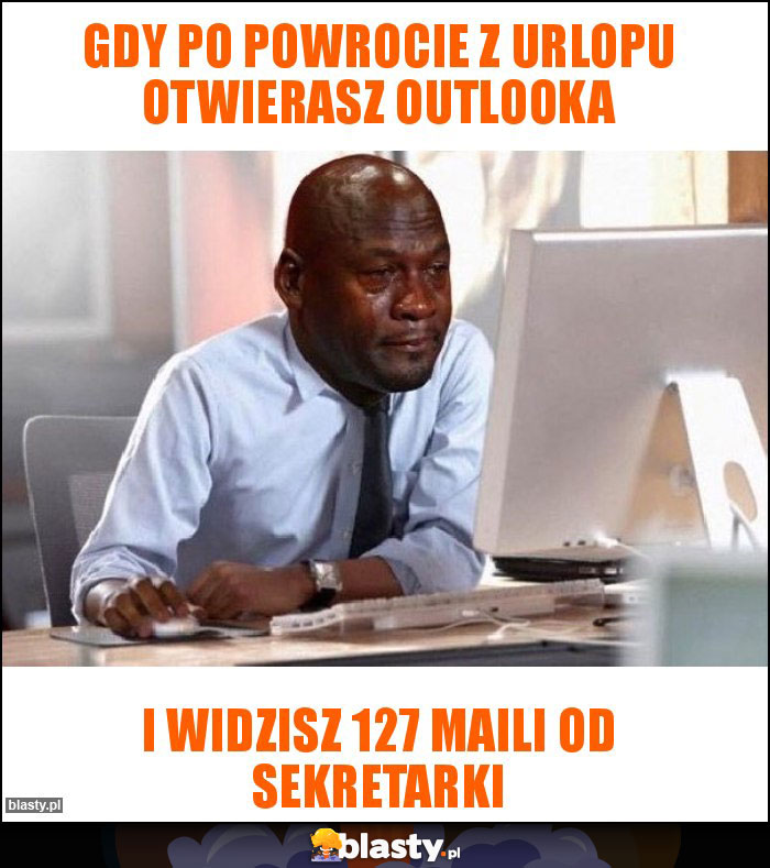 Gdy po powrocie z urlopu otwierasz outlooka