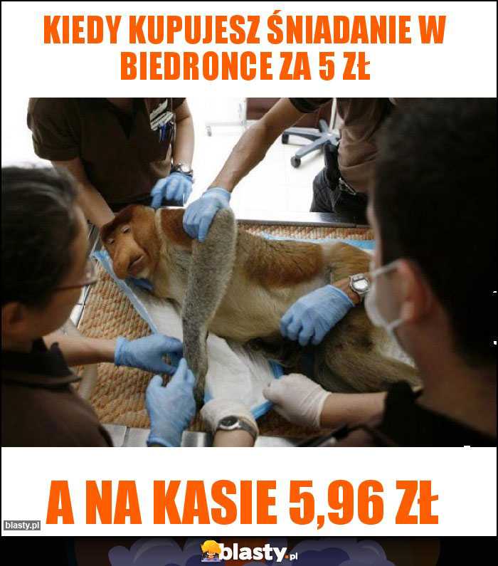 Kiedy kupujesz śniadanie w Biedronce za 5 zł