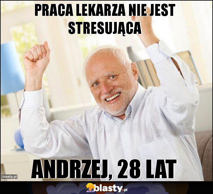 Praca lekarza nie jest stresująca