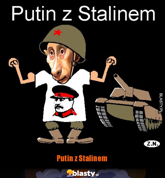 Putin z Stalinem