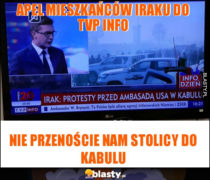 Apel mieszkańców Iraku do TVP Info