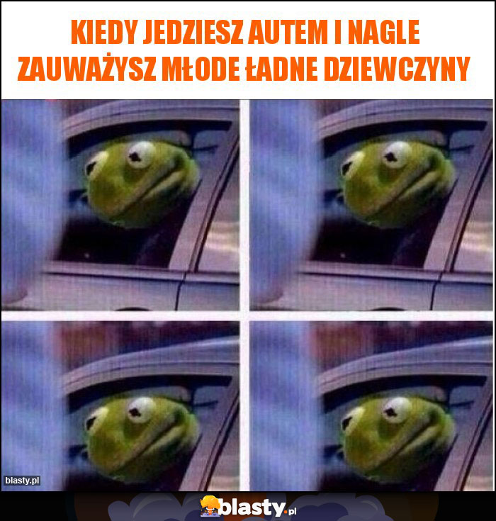 Kiedy jedziesz autem i nagle zauważysz młode ładne dziewczyny