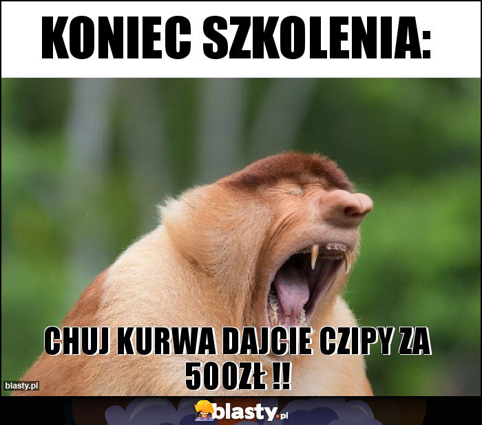 KONIEC SZKOLENIA: