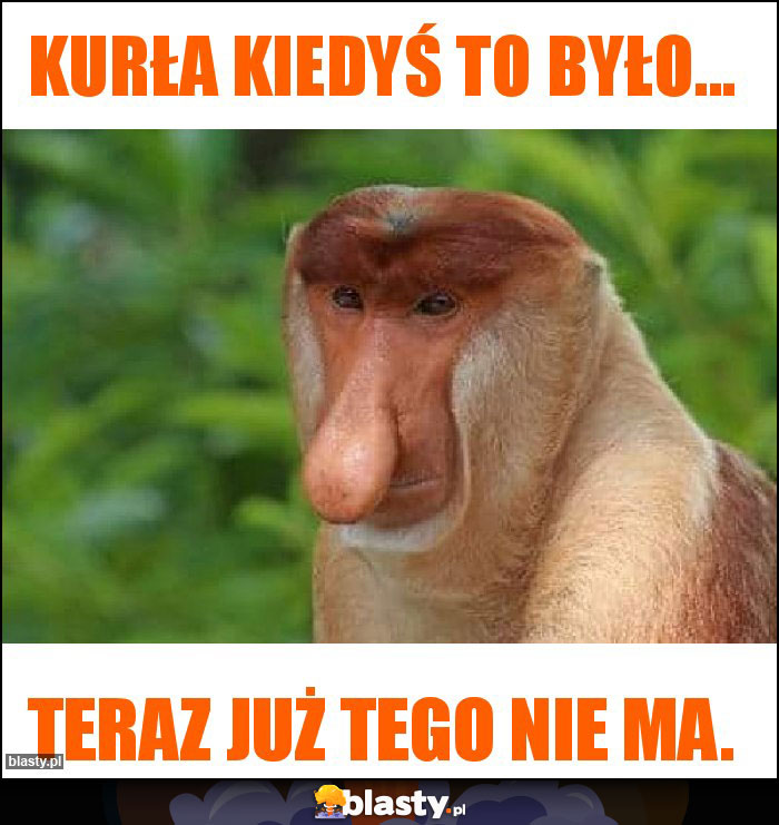 Kurła kiedyś to było...