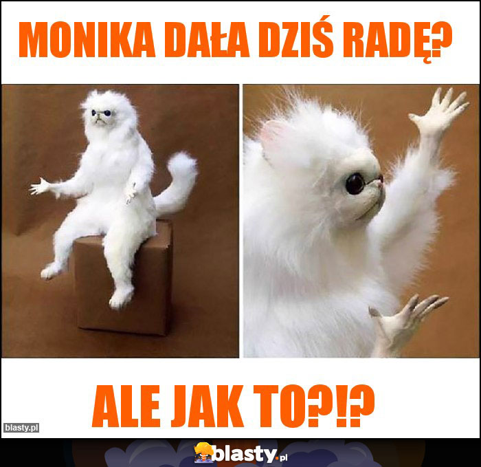 Monika dała dziś radę?