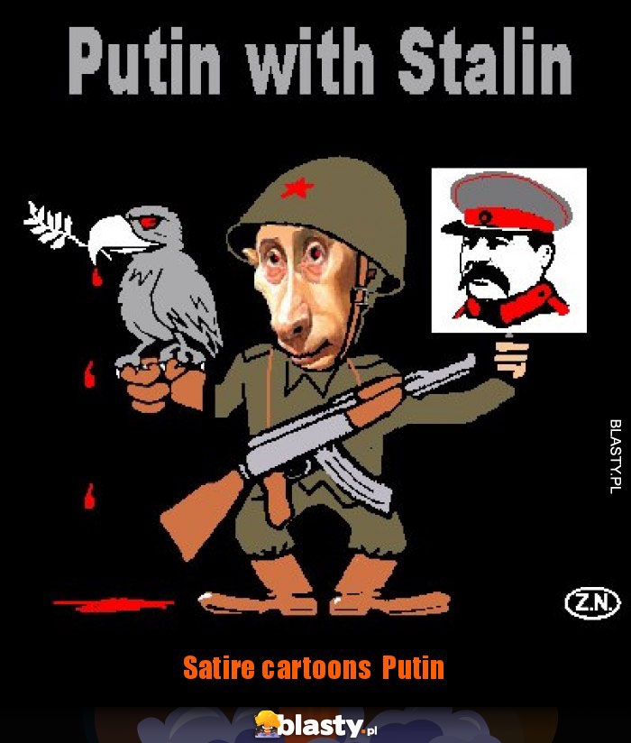 Satire cartoons  Putin