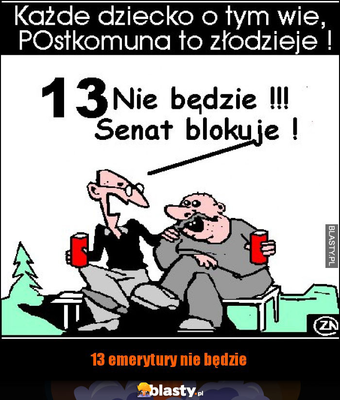 13 emerytury nie będzie