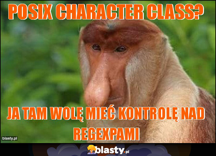 POSIX character class?