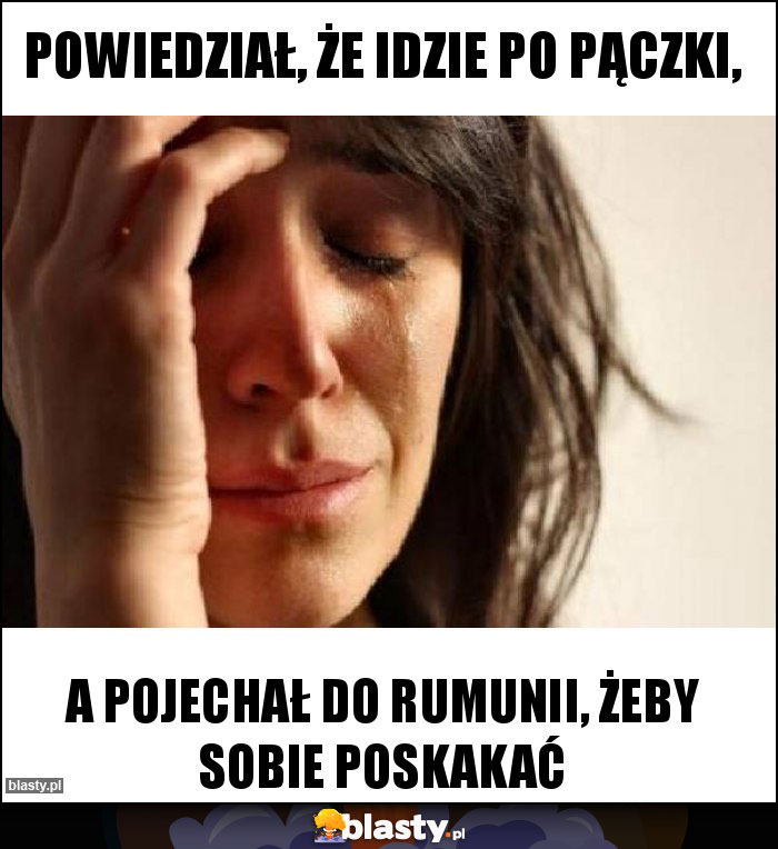 Powiedział, że idzie po pączki,