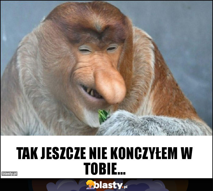 Tak jeszcze nie konczyłem w Tobie...