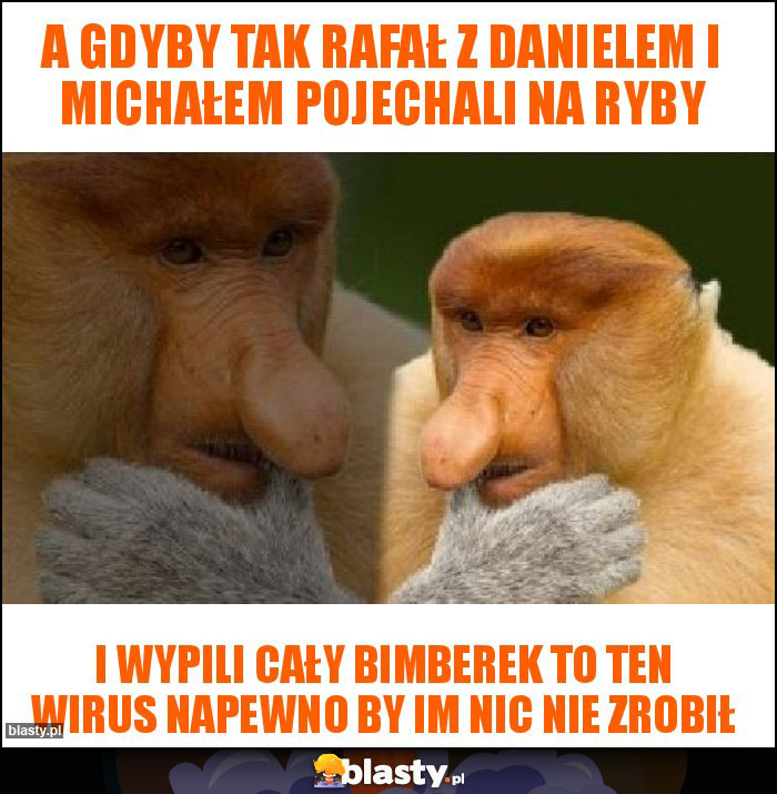 A gdyby tak rafał z danielem i michałem pojechali na ryby