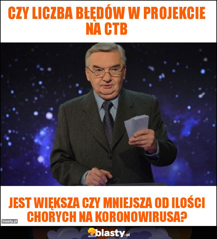 Czy liczba błędów w projekcie na CTB