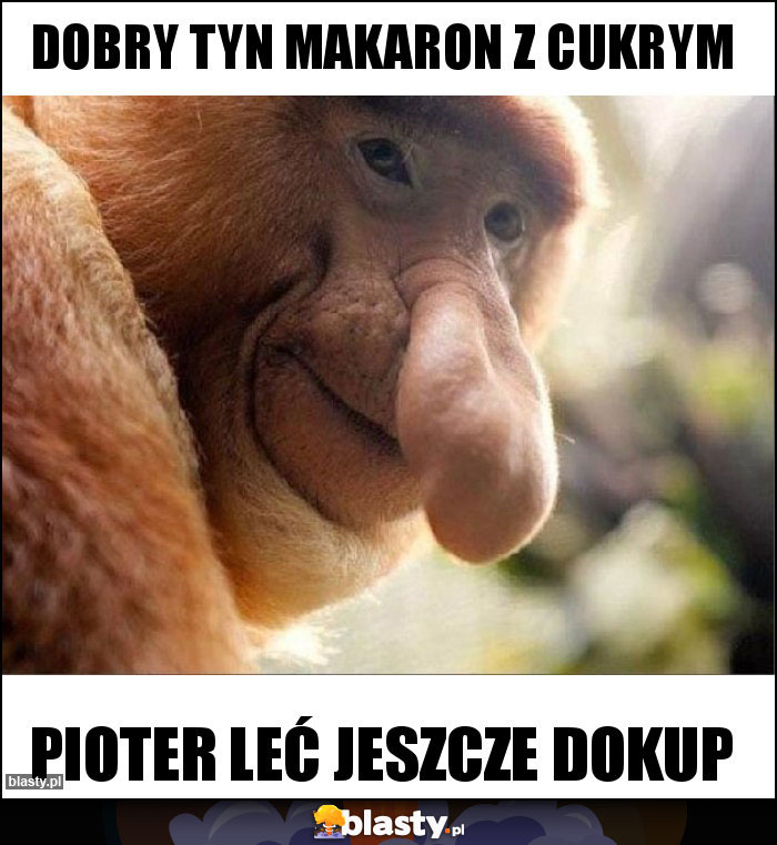 Dobry tyn makaron z cukrym