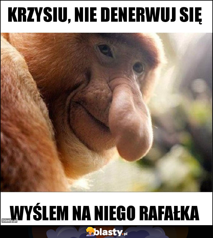 Krzysiu, nie denerwuj się