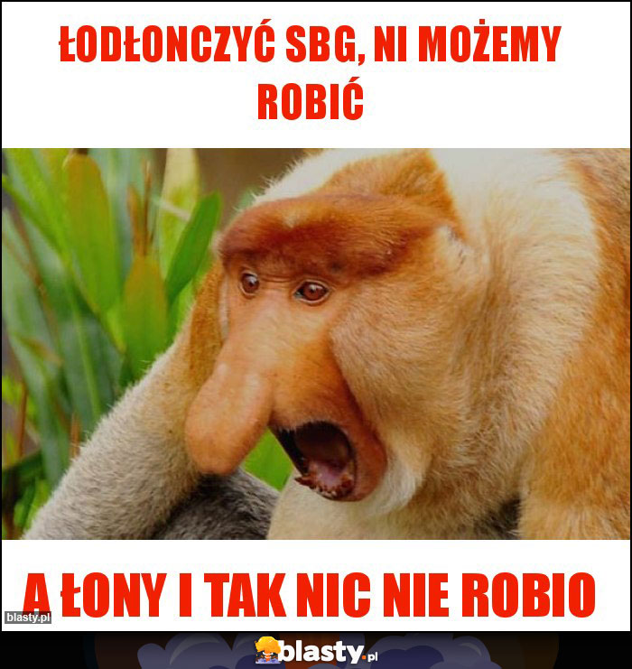 Łodłonczyć SBG, ni możemy robić