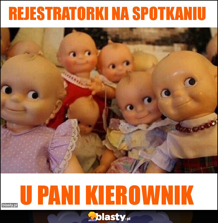 Rejestratorki na spotkaniu