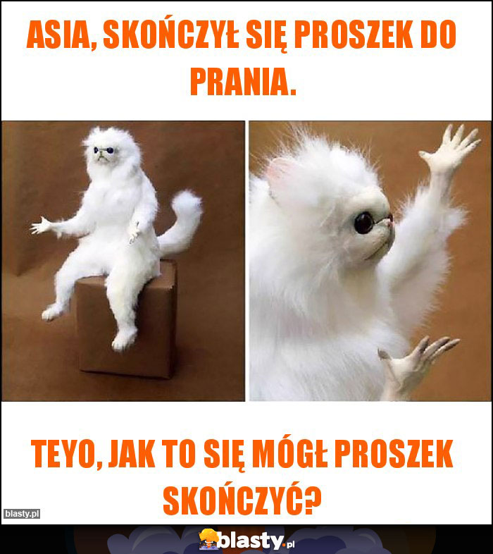 Asia, Skończył się proszek do prania.