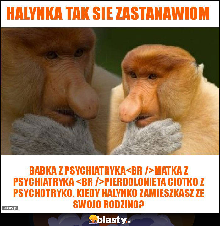 Halynka tak sie zastanawiom