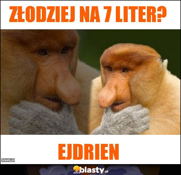 Złodziej na 7 liter?