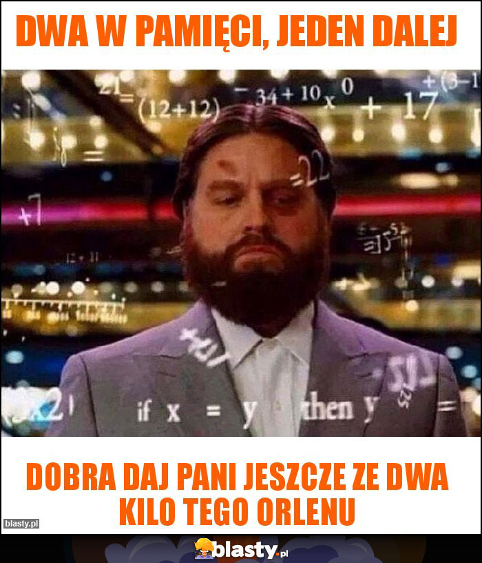 Dwa w pamięci, jeden dalej