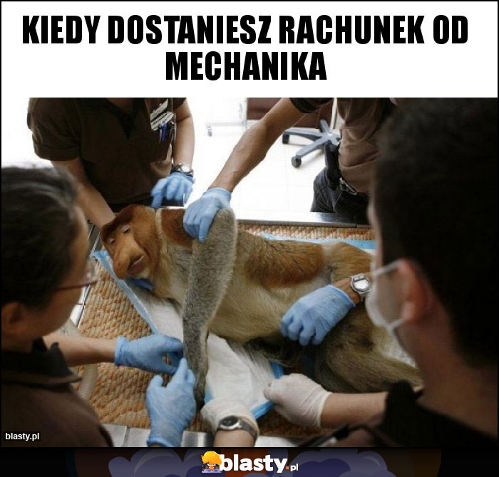 Kiedy dostaniesz rachunek od mechanika