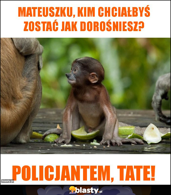 Mateuszku, kim chciałbyś zostać jak dorośniesz?