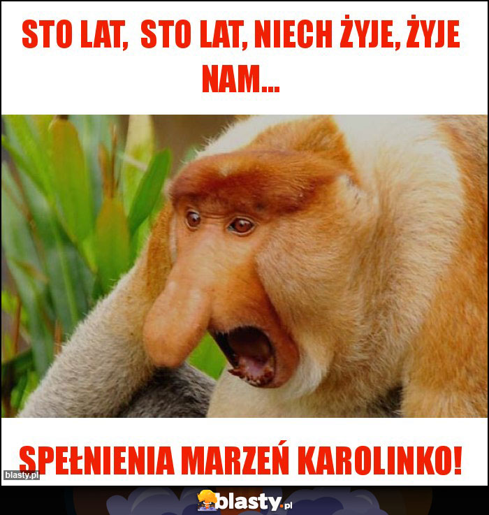 Sto lat,  sto lat, niech żyje, żyje nam...