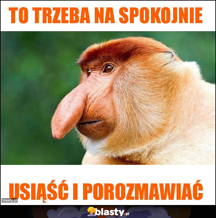 to trzeba na spokojnie